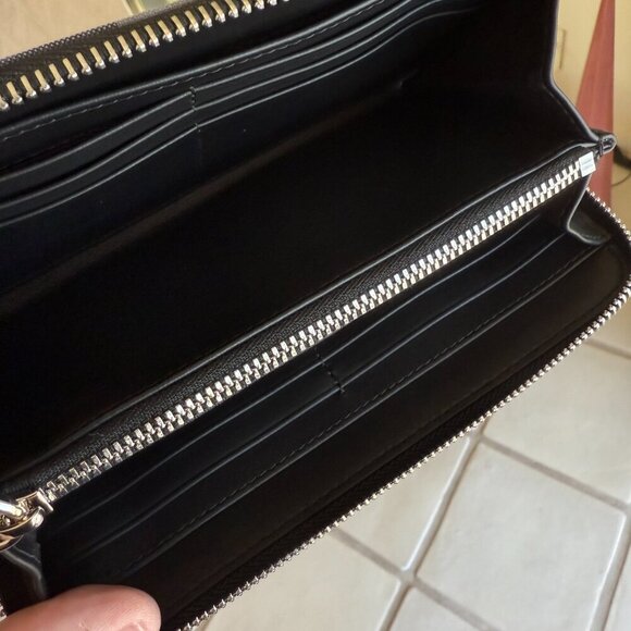 Burberry Super Exploded Check Large Zip Around Wallet, in cloth/leather, 8084063 - Picture 4 of 15